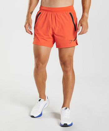 Gymshark Apex 5" Perform Shorts Herr Röda | SE 3501TCE